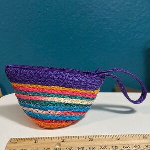5 for $10: Colorful Woven Coin Purse